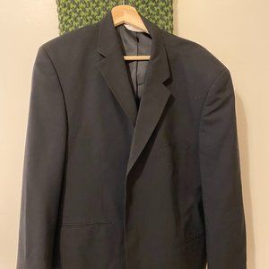 Black Sportscoat/ Blazer/ Suitcoat - 42S - Versini